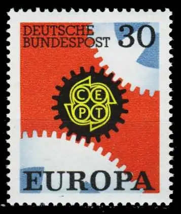 BRD BUND 1967 Nr 534 postfrisch S59C20A