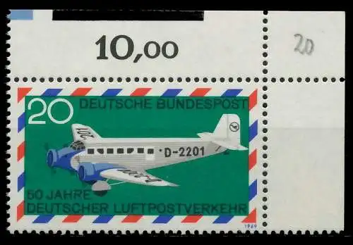 BRD 1969 Nr 576 postfrisch ECKE-ORE 7F10B6