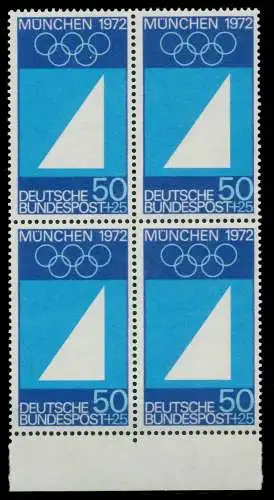 BRD 1969 Nr 590 postfrisch VIERERBLOCK 7F30BA