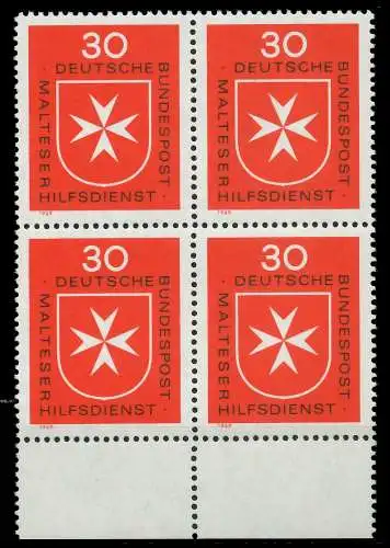 BRD 1969 Nr 600 postfrisch VIERERBLOCK 7F30DA