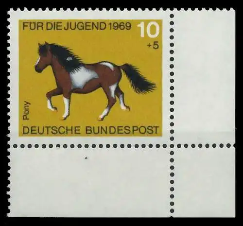 BRD 1969 Nr 578 postfrisch ECKE-URE 7F317A