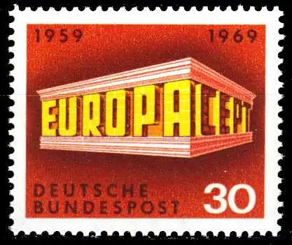 BRD BUND 1969 Nr 584 postfrisch S59C4EA