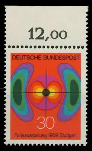 BRD 1969 Nr 599 postfrisch ORA 7F33F6