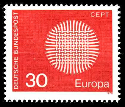 BRD BUND 1970 Nr 621 postfrisch S5A7756