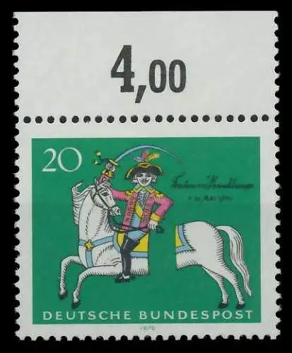 BRD 1970 Nr 623 postfrisch ORA 7F3666