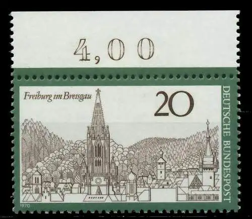 BRD 1970 Nr 654 postfrisch ORA 7F3832