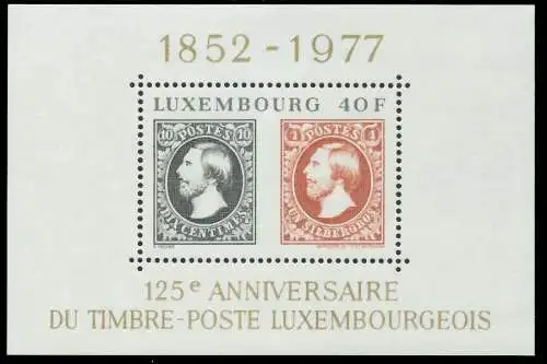 LUXEMBURG Block 10 postfrisch S01753A