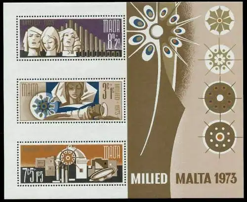 MALTA Block 3 postfrisch S0174A6