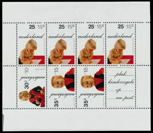 NIEDERLANDE Block 11 postfrisch S0173D2