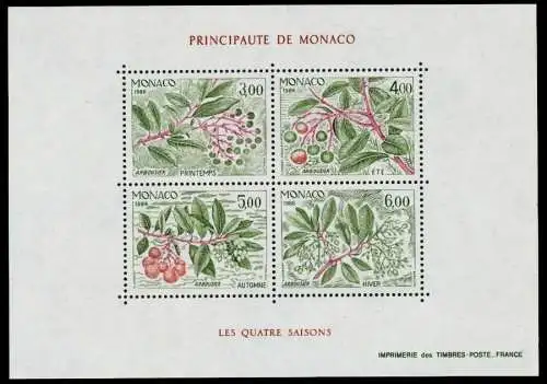 MONACO Block 34 postfrisch S004D66