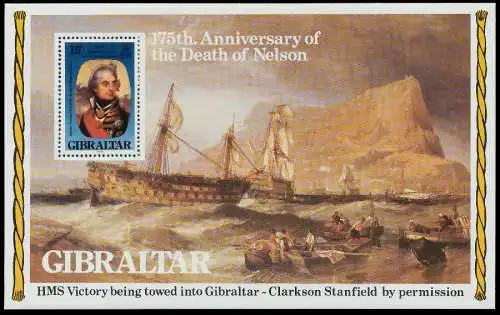 GIBRALTAR Block 7 postfrisch S0175A6