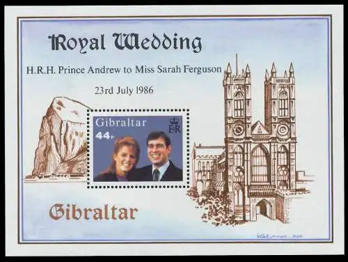 GIBRALTAR Block 10 postfrisch S01860A