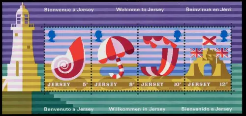 JERSEY Block 1 postfrisch S01867A