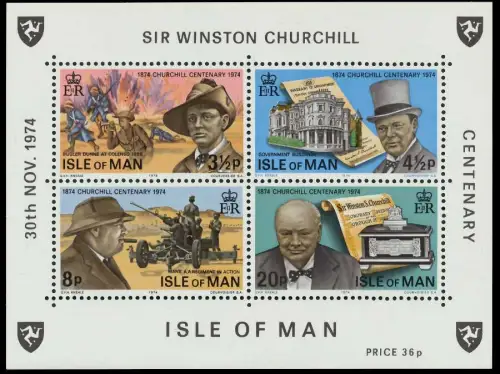 ISLE OF MAN Block 1 postfrisch S018726