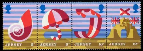 JERSEY 1975 Nr 119-122 postfrisch 4ER STR 7F4D8A