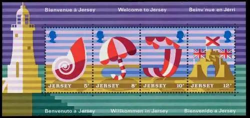 JERSEY Block 1 postfrisch S018676