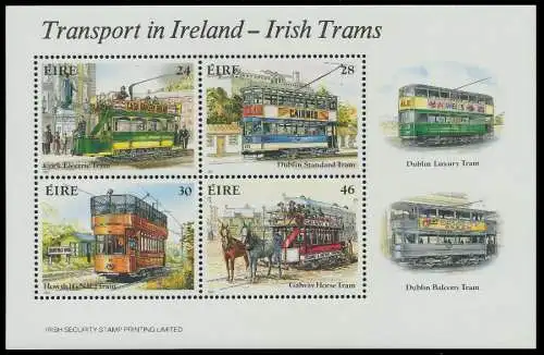 IRLAND Block 6 postfrisch S0189EE