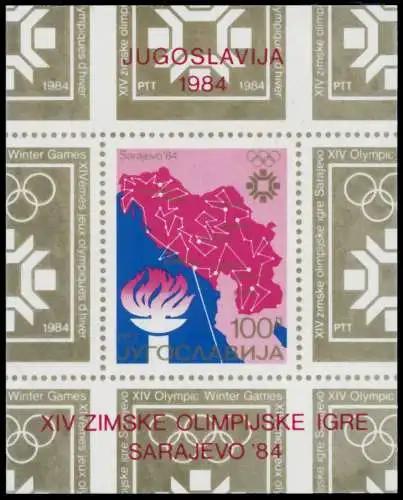 JUGOSLAWIEN Block 25 postfrisch S0188A6