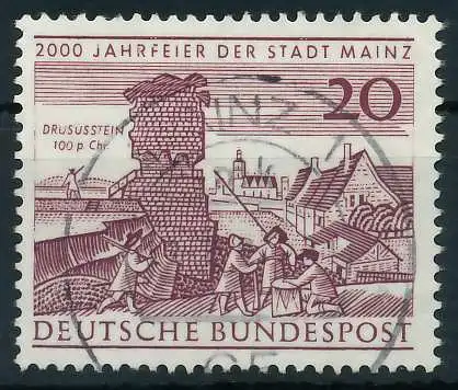 BRD 1962 Nr 375 gestempelt 7F7962