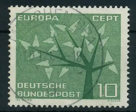 BRD BUND 1962 Nr 383 gestempelt 7F79CA