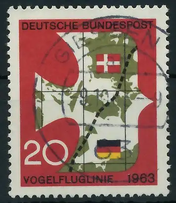 BRD BUND 1963 Nr 399 zentrisch gestempelt 7F7B66