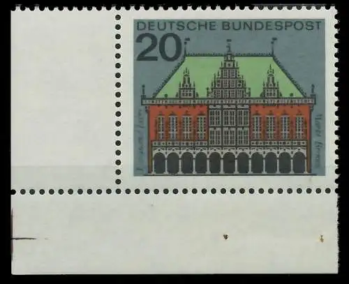 BRD 1964 Nr 425 postfrisch ECKE-ULI 7F7C6E