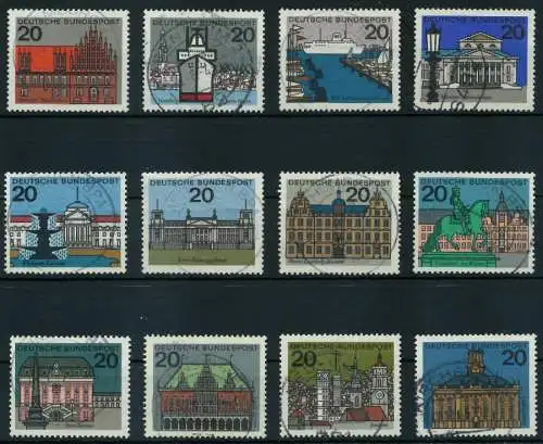 BRD 1964 Nr 416-427 zentrisch gestempelt 7F7CCA