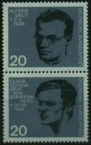 BRD ZD AUS BLOCK 3 Nr 434+438 postfrisch SENKR PAAR S5B658E