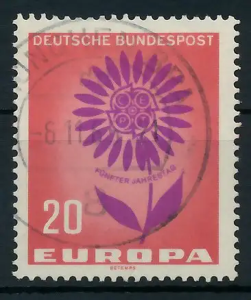 BRD BUND 1964 Nr 446 gestempelt 7F7E0A