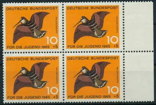 BRD 1965 Nr 464 postfrisch VIERERBLOCK SRA 7F7ED2