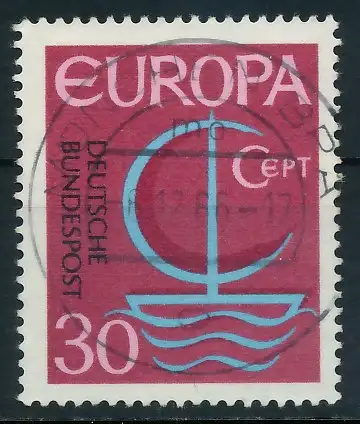 BRD BUND 1966 Nr 520 zentrisch gestempelt 7F8C0A