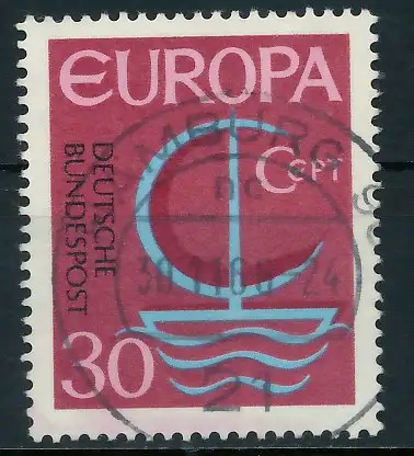 BRD BUND 1966 Nr 520 zentrisch gestempelt 7F8C0E