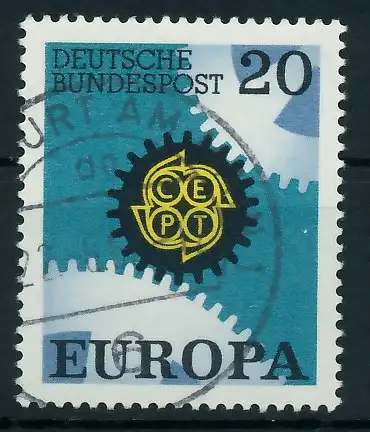 BRD BUND 1967 Nr 533 gestempelt 7F8D72