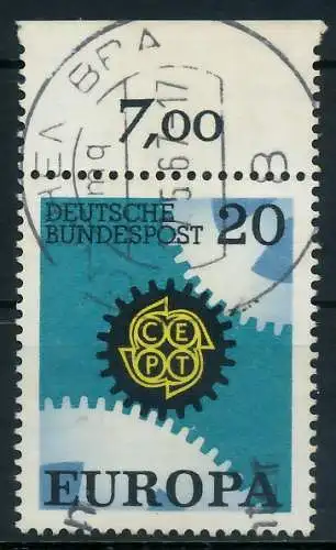 BRD BUND 1967 Nr 533 zentrisch gestempelt ORA 7F8D92