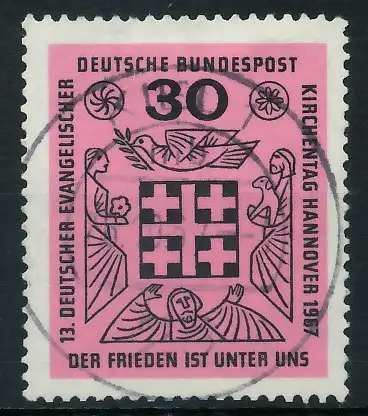 BRD 1967 Nr 536 zentrisch gestempelt 7F8DAE