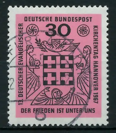BRD 1967 Nr 536 gestempelt 7F8DB2
