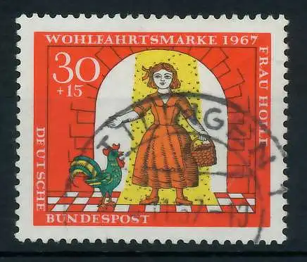 BRD 1967 Nr 540 gestempelt 7F8E0A