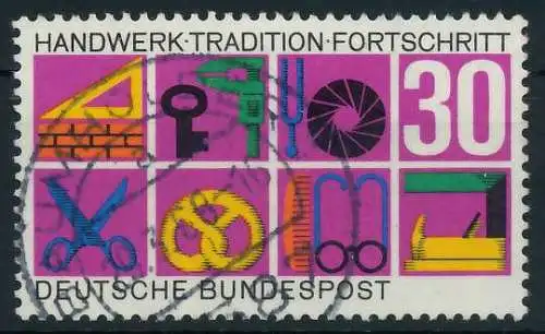 BRD 1968 Nr 553 gestempelt 7F8F1A