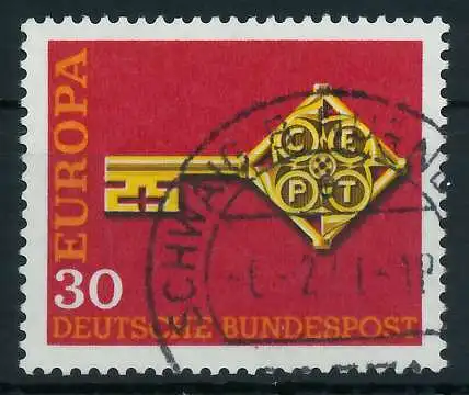 BRD BUND 1968 Nr 560 gestempelt 7F8FCA