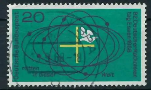 BRD 1968 Nr 568 gestempelt 7F9866