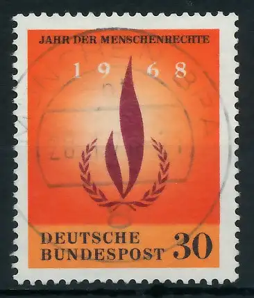 BRD 1968 Nr 575 gestempelt 7F989E