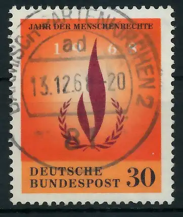 BRD 1968 Nr 575 gestempelt 7F9906