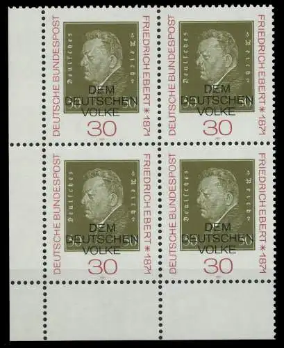 BRD 1971 Nr 659 postfrisch VIERERBLOCK ECKE-ULI 7F991E