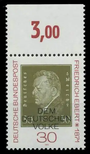 BRD 1971 Nr 659 postfrisch ORA 7F994A