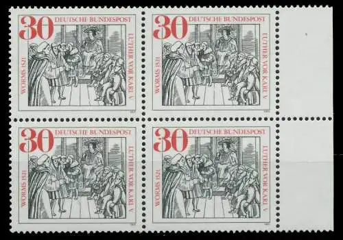 BRD 1971 Nr 669 postfrisch VIERERBLOCK 7F999E