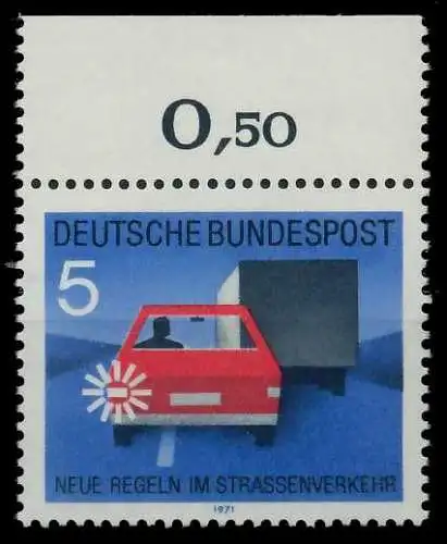BRD 1971 Nr 670 postfrisch ORA 7F9B56