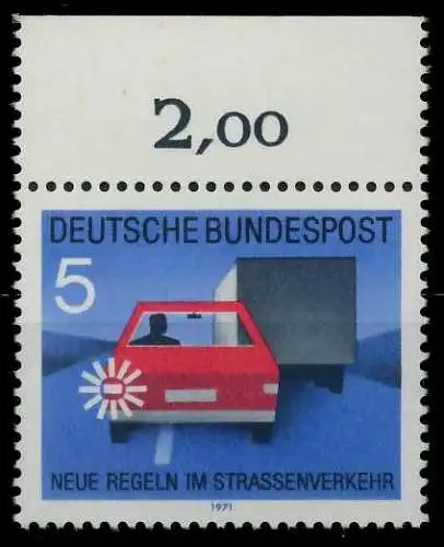 BRD 1971 Nr 670 postfrisch ORA 7F9B62