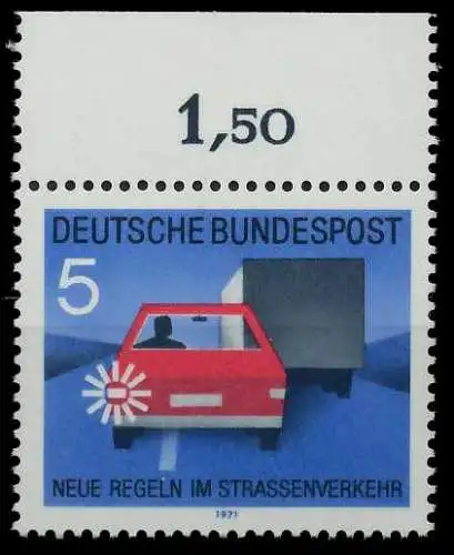 BRD 1971 Nr 670 postfrisch ORA 7F9B6E