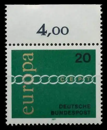 BRD BUND 1971 Nr 675 postfrisch ORA 7F9BFE