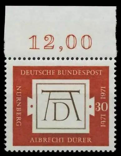 BRD 1971 Nr 677 postfrisch ORA 7F9C16